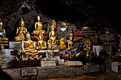 Inle Lake Myanmar. Pindaya, the famous Shwe Oo Min pagoda, one meditation cave.